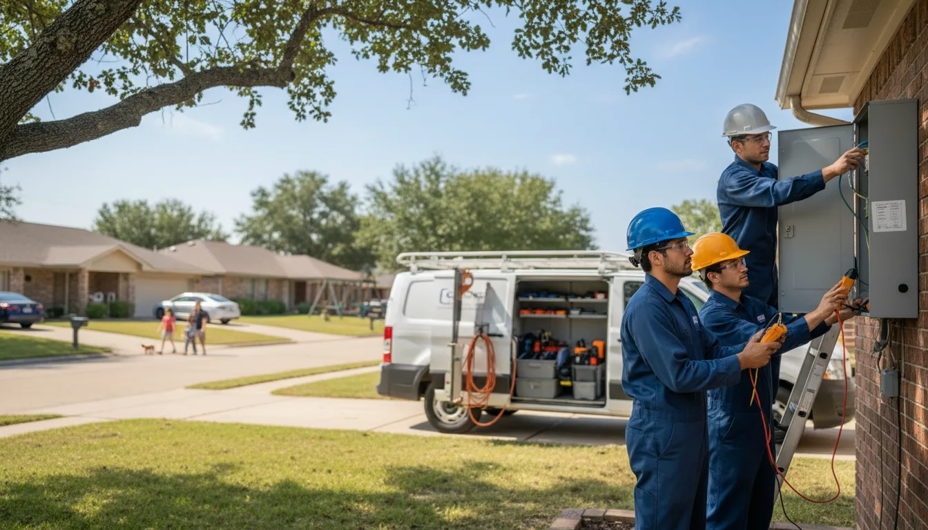 Certified electrician providing emergency electrical services in Bloomington, WI